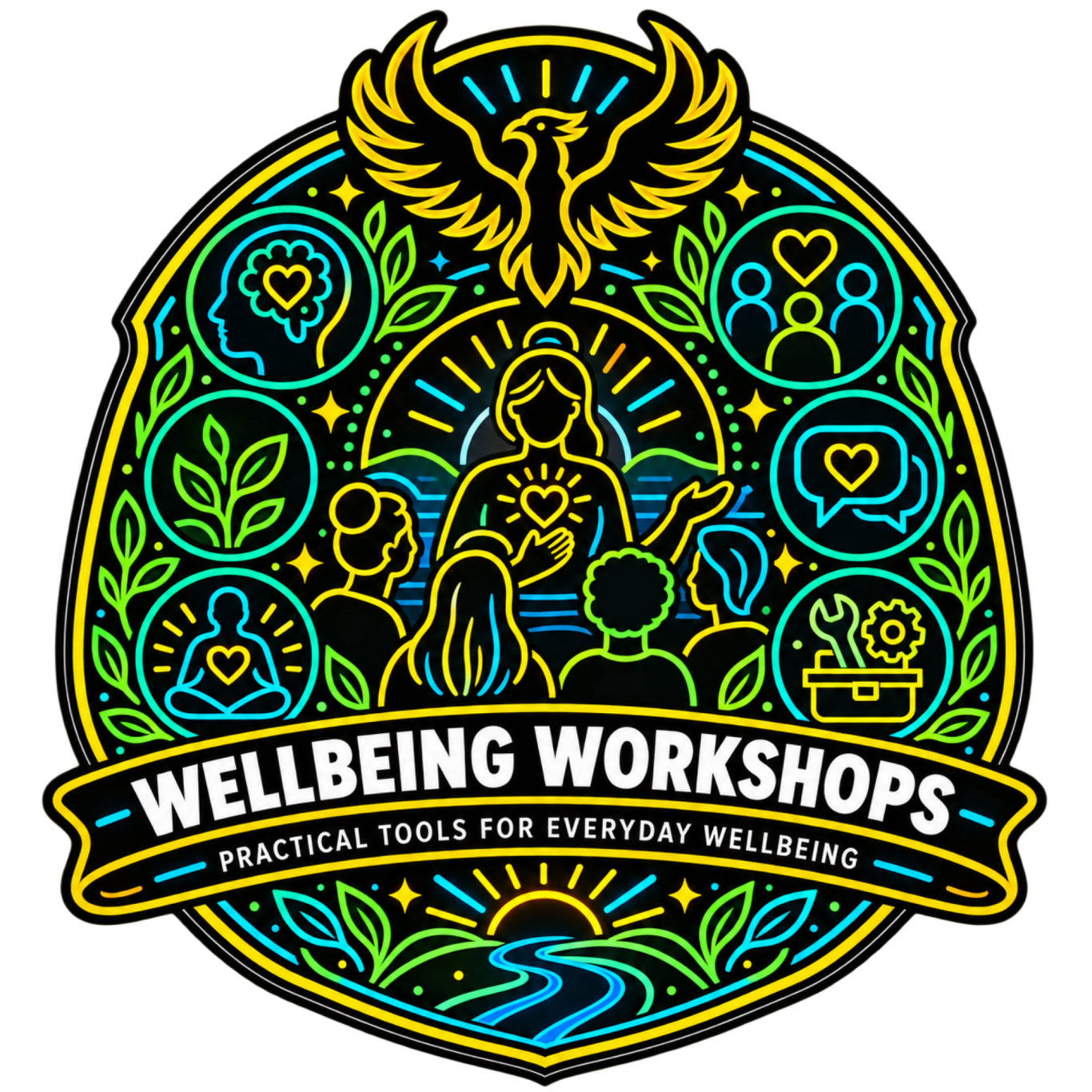 Trauma-informed wellbeing workshops with practical tools for everyday emotional wellbeing.