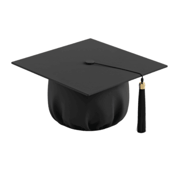 Graduation cap icon representing trauma-informed mental health workshops for schools and colleges.