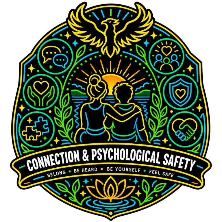 Connection and psychological safety emblem