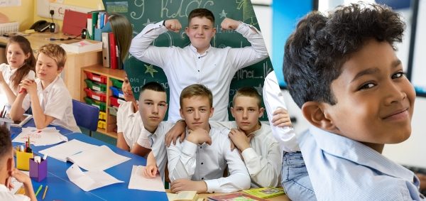 Young people in classroom attending trauma-informed youth mental health workshop in the North West