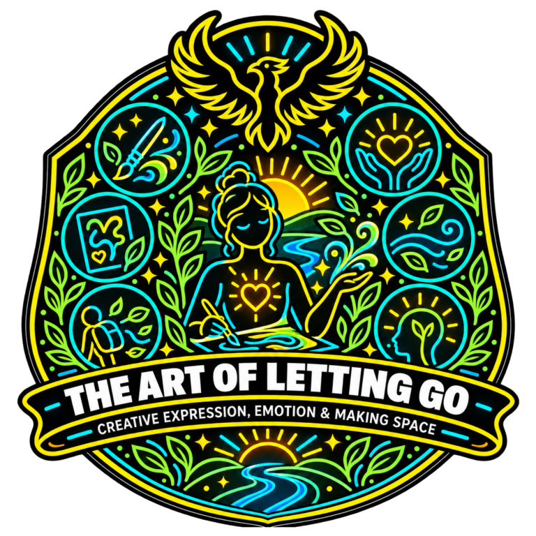 The Art of Letting Go creative wellbeing workshop for emotional expression