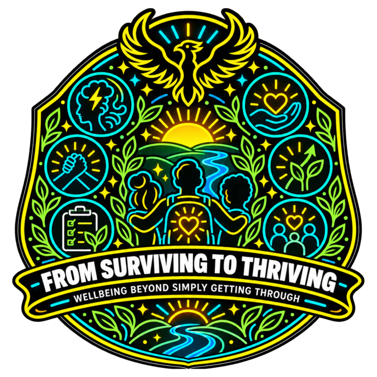 From Surviving to Thriving wellbeing workshop focused on realistic progress and emotional wellbeing