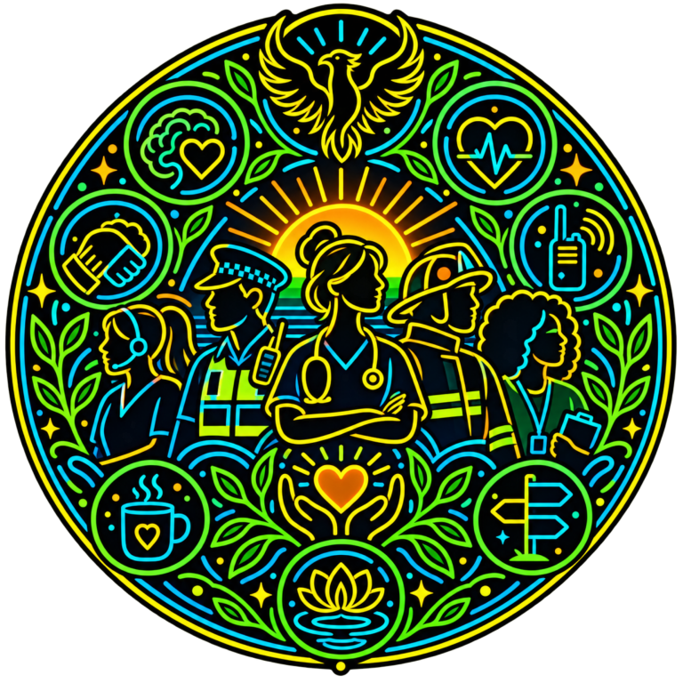Frontline professionals wellbeing emblem